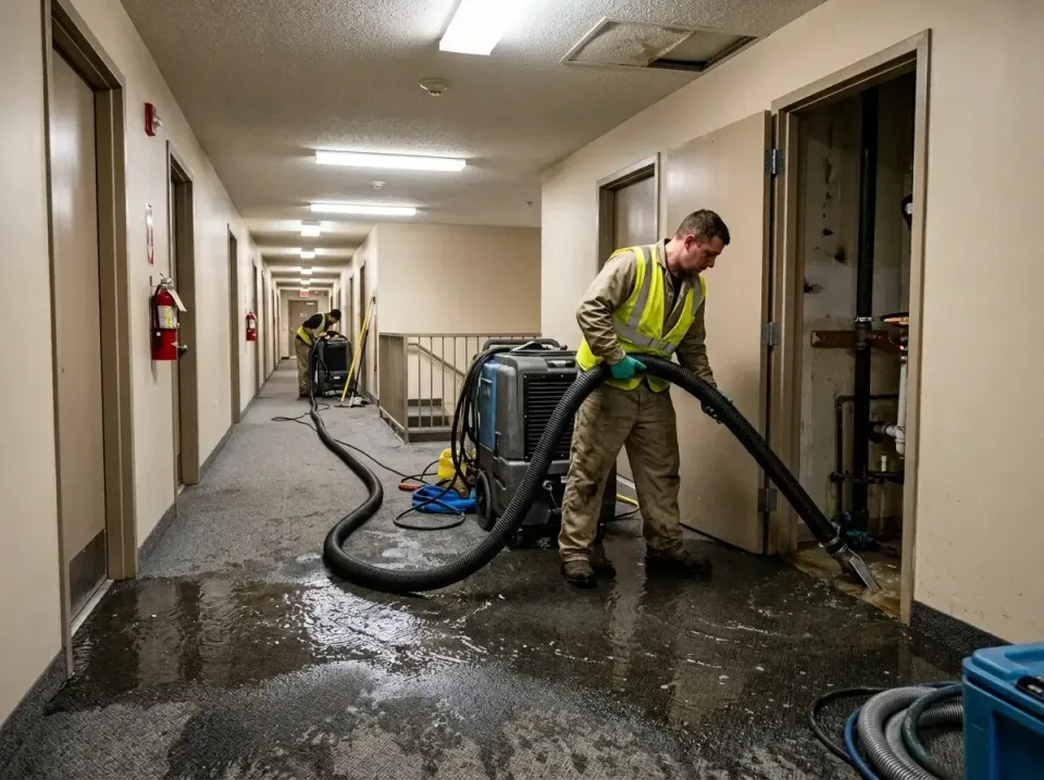multi-unit-apartment-hallway-f-005 — frequently asked questions, Emergency Burst Pipe Water Extraction & Removal in Warrensv…